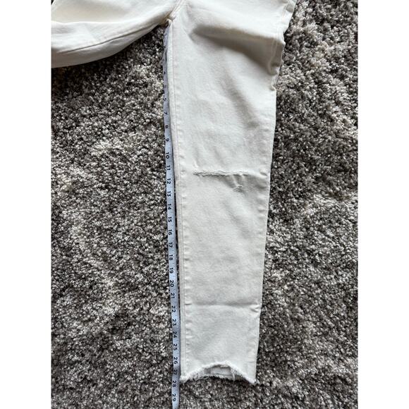 Ramy Brook NWT Langley White High Rise Ankle Jeans size 24 - Picture 14 of 15